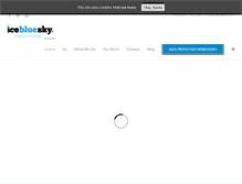 Tablet Screenshot of icebluesky.com